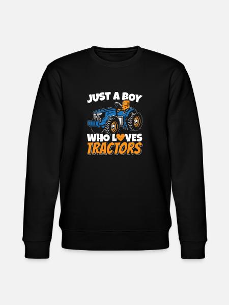 Tracteur garçon agriculteur enfant agriculteur - Sweat bio CHANGER Stanley/Stella Unisexe - noir