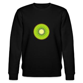 kiwi - Stanley/Stella CHANGER Unisex Organic Sweatshirt - black - Front - Nik (191cm) & Marisol (170cm)