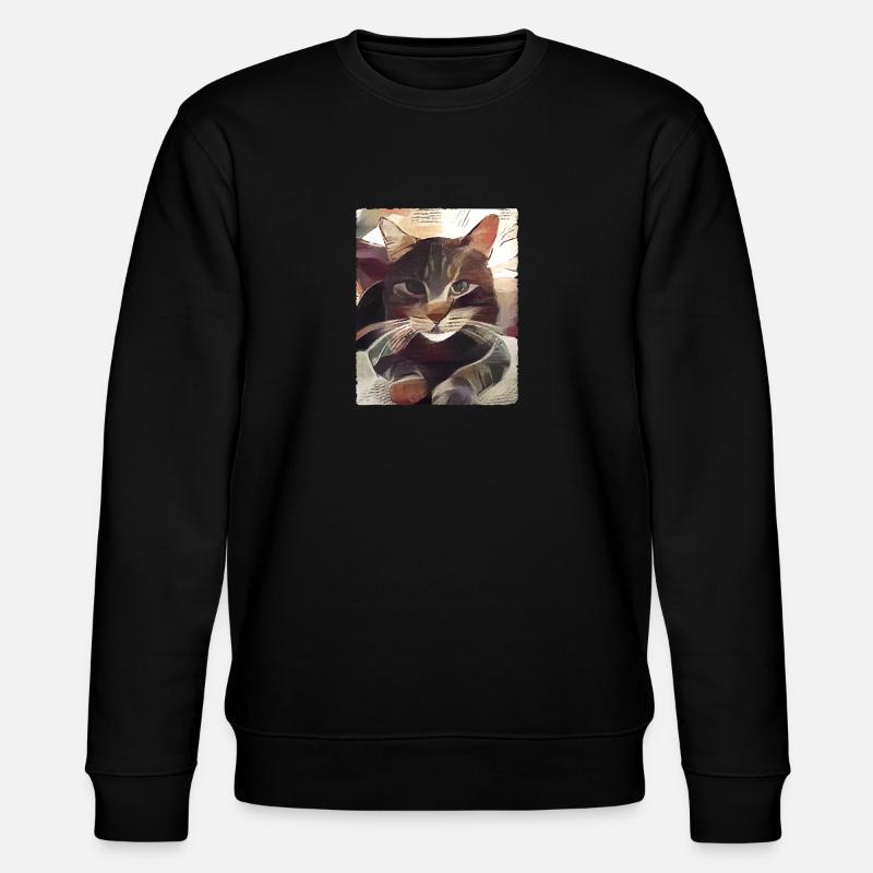 Chat, des phrases drôles - Sweat bio CHANGER Stanley/Stella Unisexe - noir