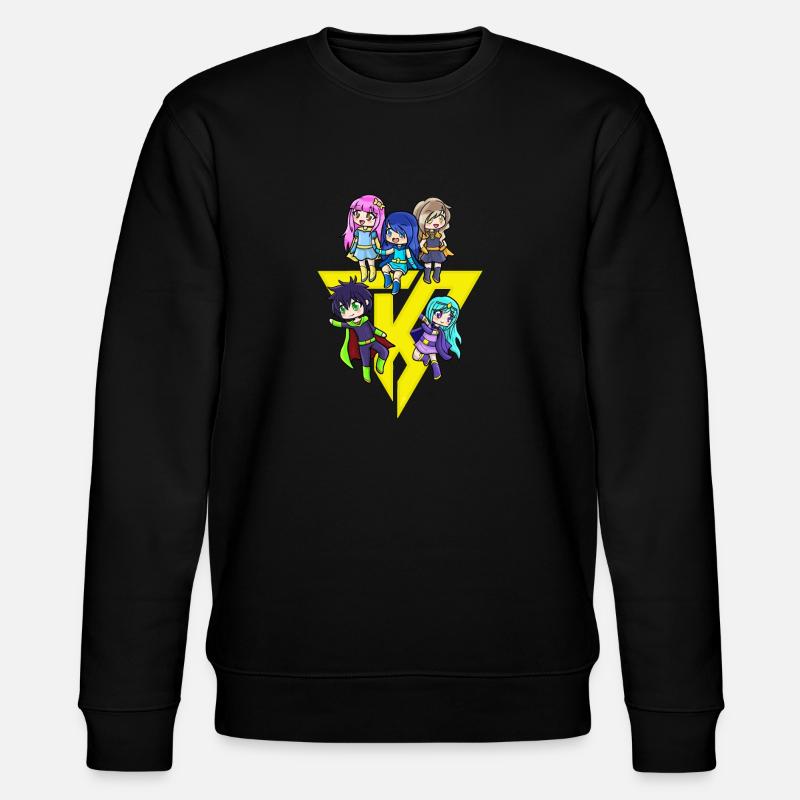 Held Gacha Krew - Gelb - Stanley/Stella Unisex Bio-Sweatshirt CHANGER  - Schwarz