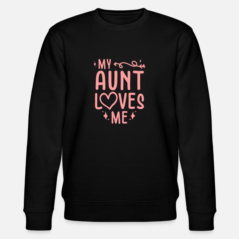 Cadeau bébé de tante - Sweat bio CHANGER Stanley/Stella Unisexe - noir
