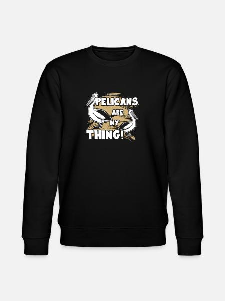 Pelican Pelicans Are My Thing - Stanley/Stella CHANGER Unisex Organic Sweatshirt - black