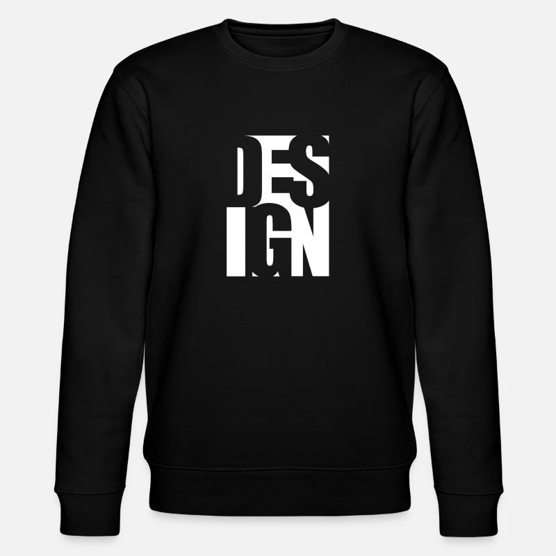 Cooles Design - Stanley/Stella Unisex Bio-Sweatshirt CHANGER - Schwarz