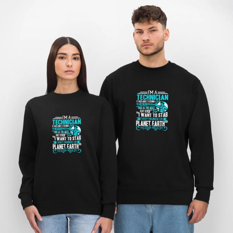 Techniker Ich bin ein Techniker Stanley/Stella Unisex Bio-Sweatshirt CHANGER 
