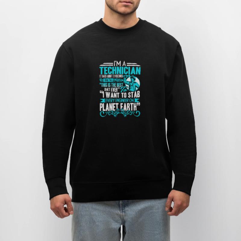 Techniker Ich bin ein Techniker Stanley/Stella Unisex Bio-Sweatshirt CHANGER 