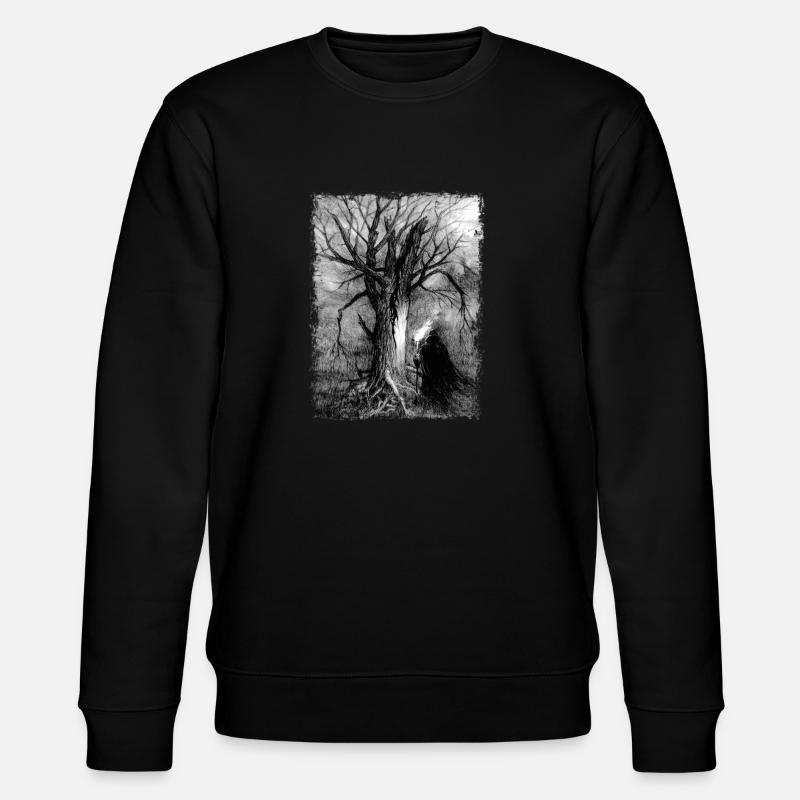 FANTASY (TREE) - Stanley/Stella CHANGER Unisex Organic Sweatshirt - black