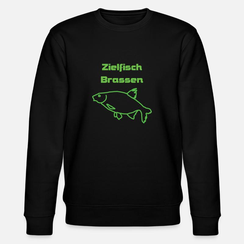 Zielfisch Brassen - Stanley/Stella Unisex Bio-Sweatshirt CHANGER - Schwarz