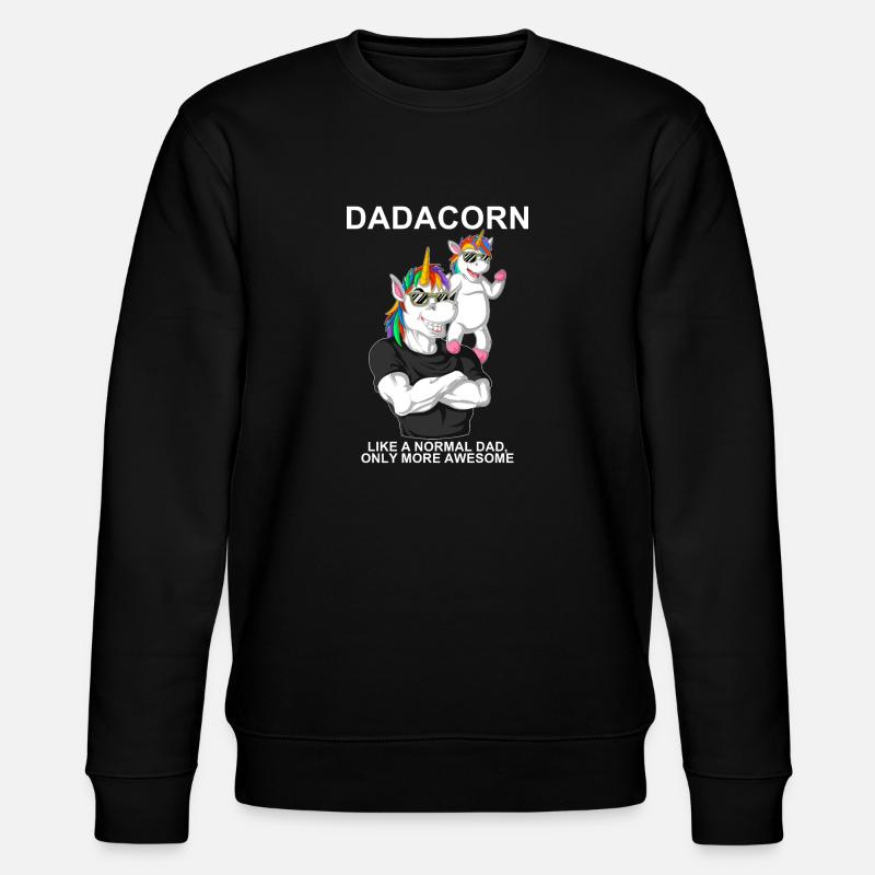 Dadacorn - Stanley/Stella Unisex Bio-Sweatshirt CHANGER - Schwarz