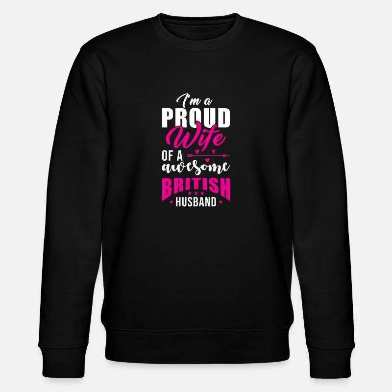 Mari anglais mari Angleterre - Sweat bio CHANGER Stanley/Stella Unisexe - noir