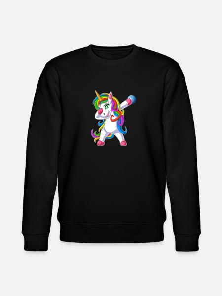 unicorn bowling - Stanley/Stella CHANGER Unisex Organic Sweatshirt - black
