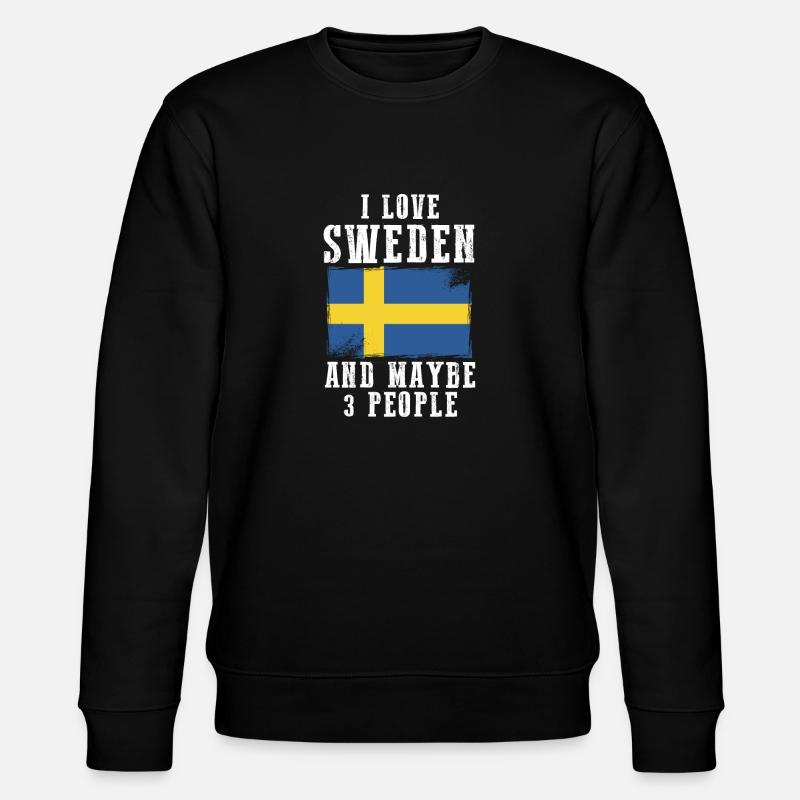 Suède drapeau cadeau suède - Sweat bio CHANGER Stanley/Stella Unisexe - noir