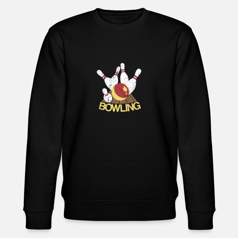Bowling - Stanley/Stella Unisex Bio-Sweatshirt CHANGER  - Schwarz