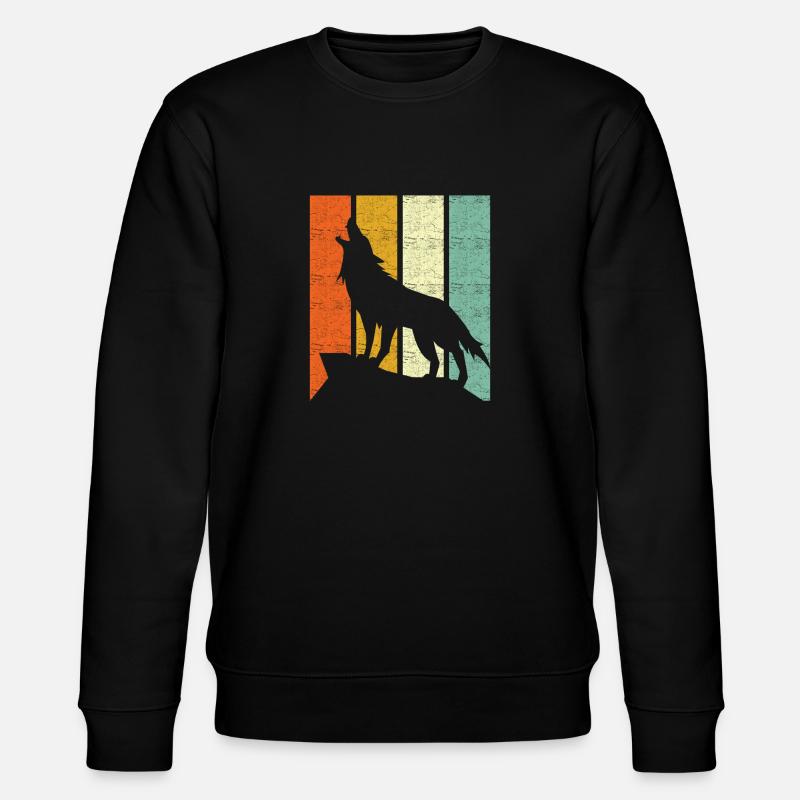 Wolf Retro - Sweat bio CHANGER Stanley/Stella Unisexe - noir