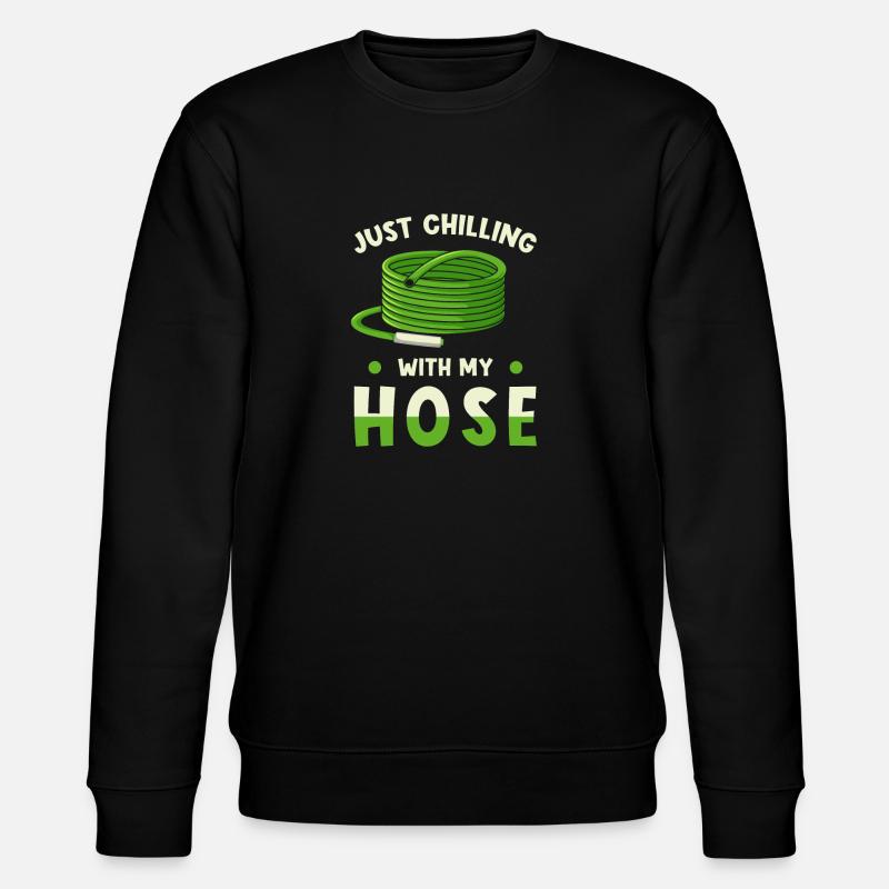 Garten Gärtner Spruch lustig - Stanley/Stella Unisex Bio-Sweatshirt CHANGER  - Schwarz
