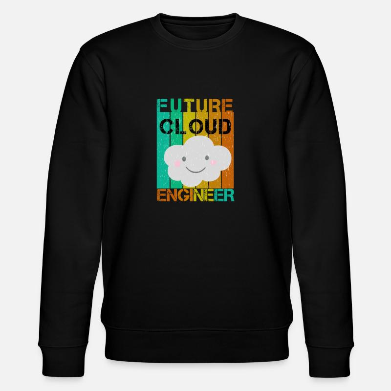 FUTURE CLOUD ENGINEER - Stanley/Stella CHANGER Unisex Organic Sweatshirt - black