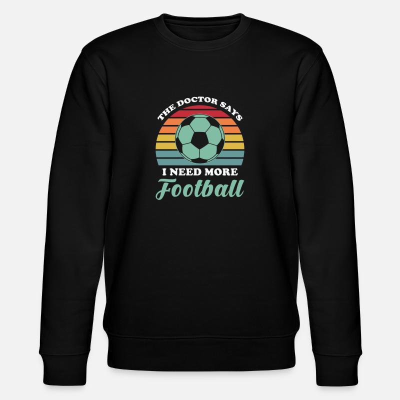 Fußball - Stanley/Stella Unisex Bio-Sweatshirt CHANGER  - Schwarz