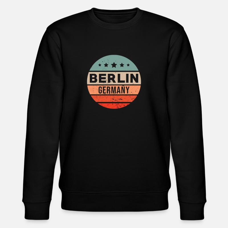 Berlin - Stanley/Stella CHANGER Unisex Organic Sweatshirt - black