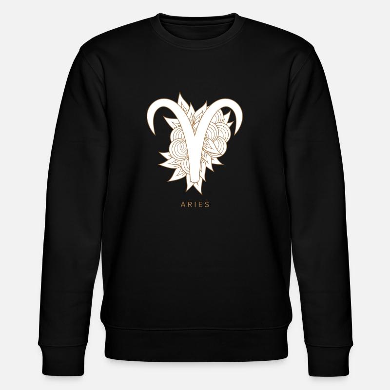 Aries Widder Signe astrologique Astrology - Sweat bio CHANGER Stanley/Stella Unisexe - noir