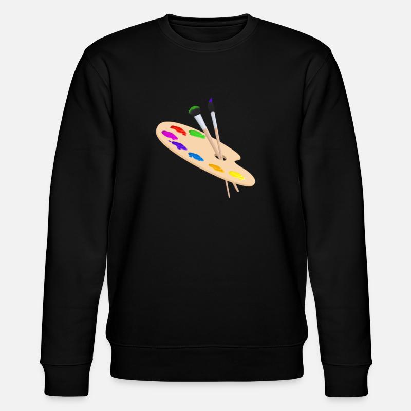 For Painter - Stanley/Stella CHANGER Unisex Organic Sweatshirt - black