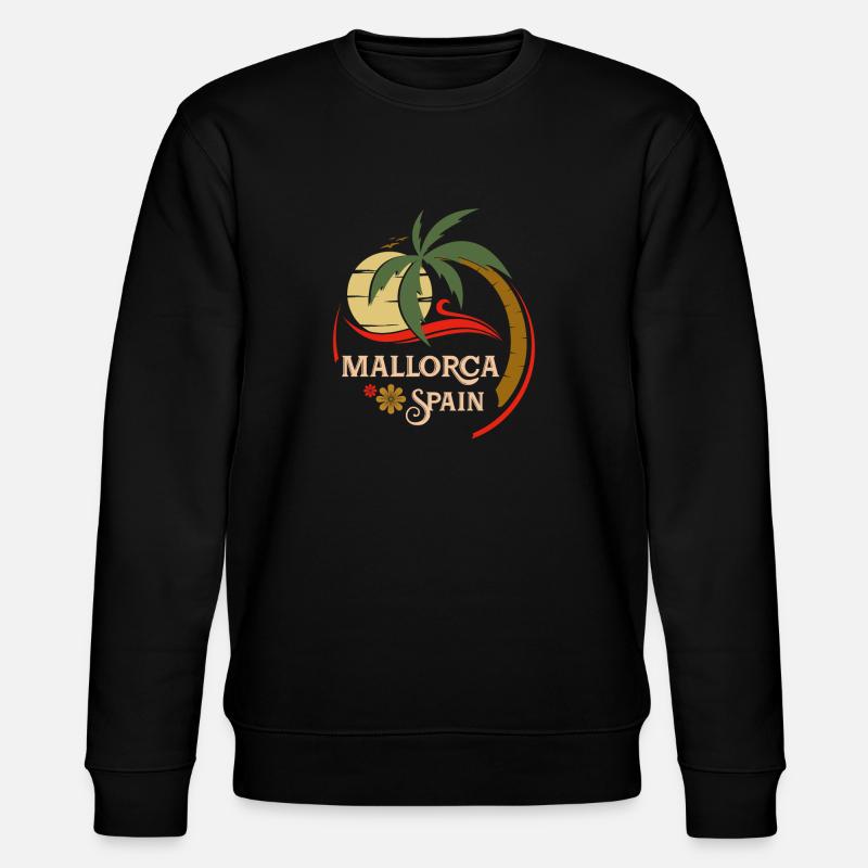 Sehnsucht Mallorca - Stanley/Stella Unisex Bio-Sweatshirt CHANGER  - Schwarz
