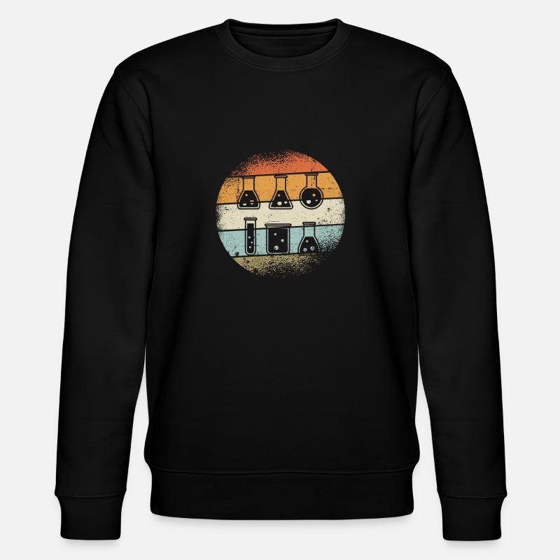 Chemiker Geschenk - Stanley/Stella Unisex Bio-Sweatshirt CHANGER  - Schwarz