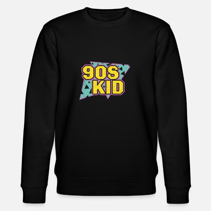90'S KID - Stanley/Stella Unisex Bio-Sweatshirt CHANGER  - Schwarz