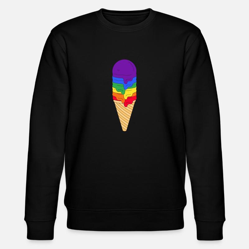 Crème glacée LGBTQ - Sweat bio CHANGER Stanley/Stella Unisexe - noir