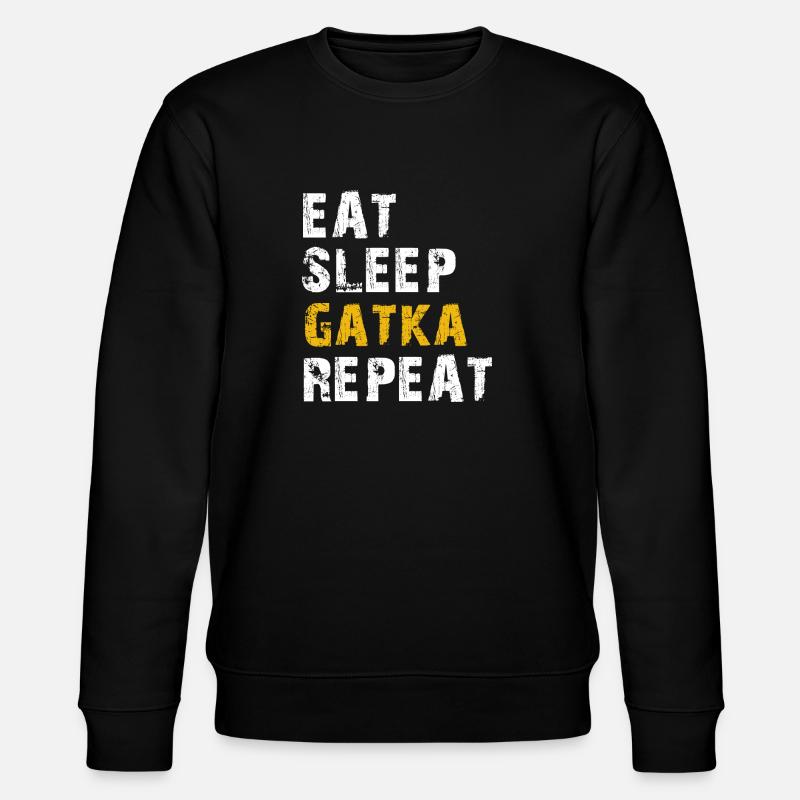 manger dormir Gatka - Sweat bio CHANGER Stanley/Stella Unisexe - noir