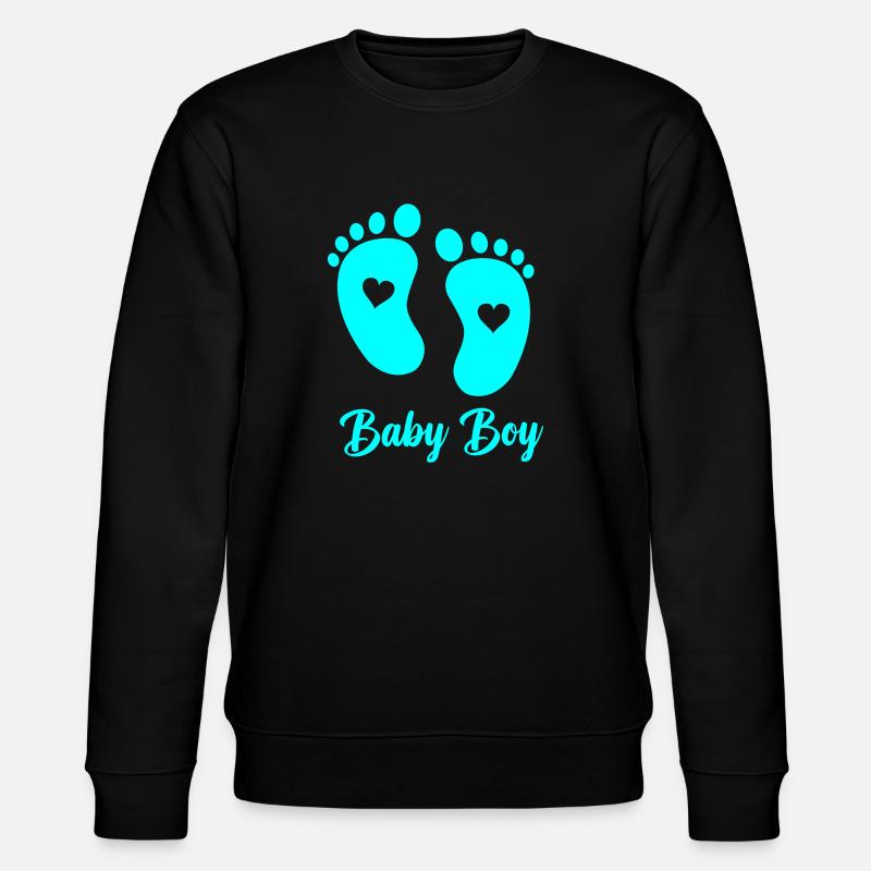 Baby Boy - Stanley/Stella Unisex Bio-Sweatshirt CHANGER  - Schwarz