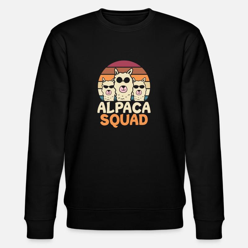 Alpaca Squad - Stanley/Stella CHANGER Unisex Organic Sweatshirt - black