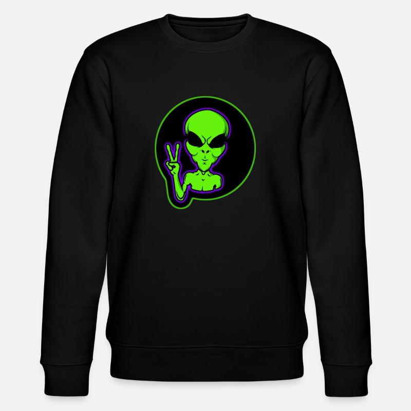 Alien - Stanley/Stella CHANGER Unisex Organic Sweatshirt - black