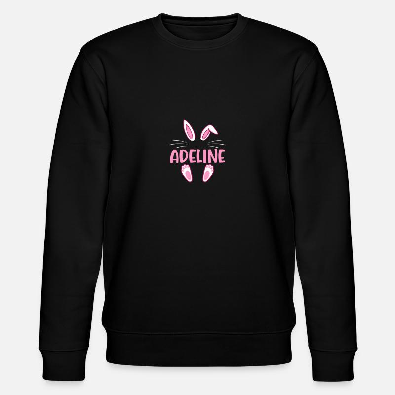 ADELINE Easter - Stanley/Stella Unisex Bio-Sweatshirt CHANGER  - Schwarz