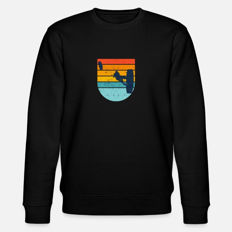 Kiteboard Silhouette Kitesurf Kiteboarding Kite - Sweat bio CHANGER Stanley/Stella Unisexe - noir