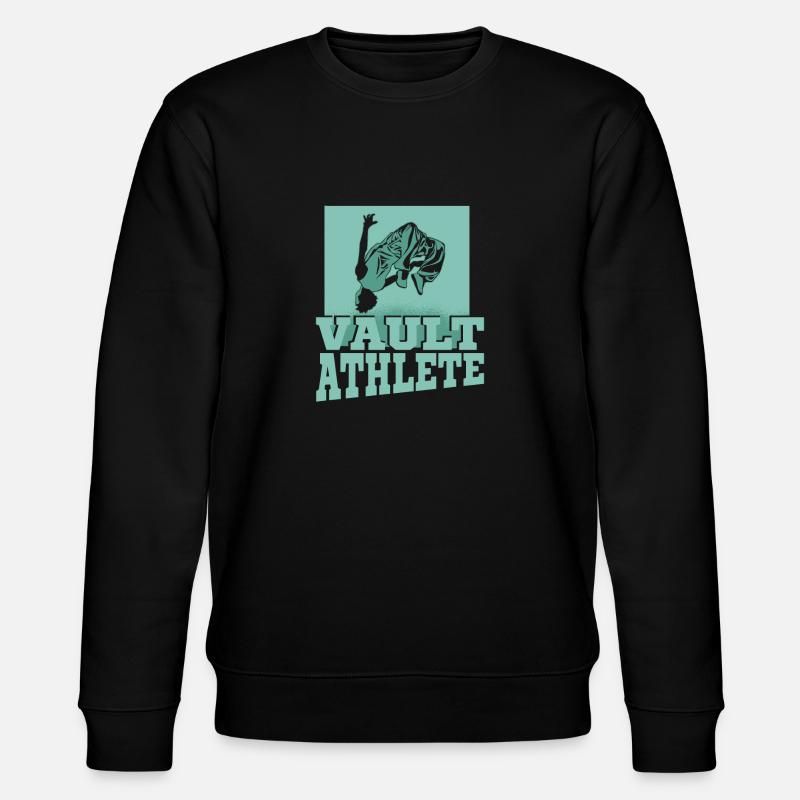 Vault Athlete Parkour Traceur - Stanley/Stella Unisex Bio-Sweatshirt CHANGER  - Schwarz