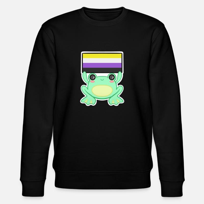 Froggy Enby - Sweat bio CHANGER Stanley/Stella Unisexe - noir