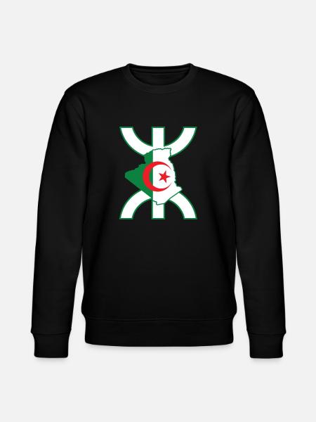 Algerian flag - Z Imazighen - Stanley/Stella CHANGER Unisex Organic Sweatshirt - black