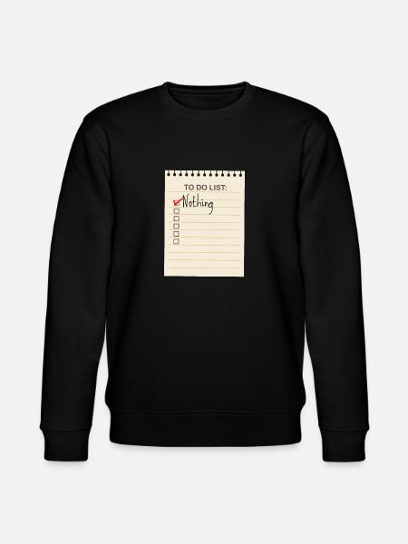 To do List - Stanley/Stella CHANGER Unisex Organic Sweatshirt - black