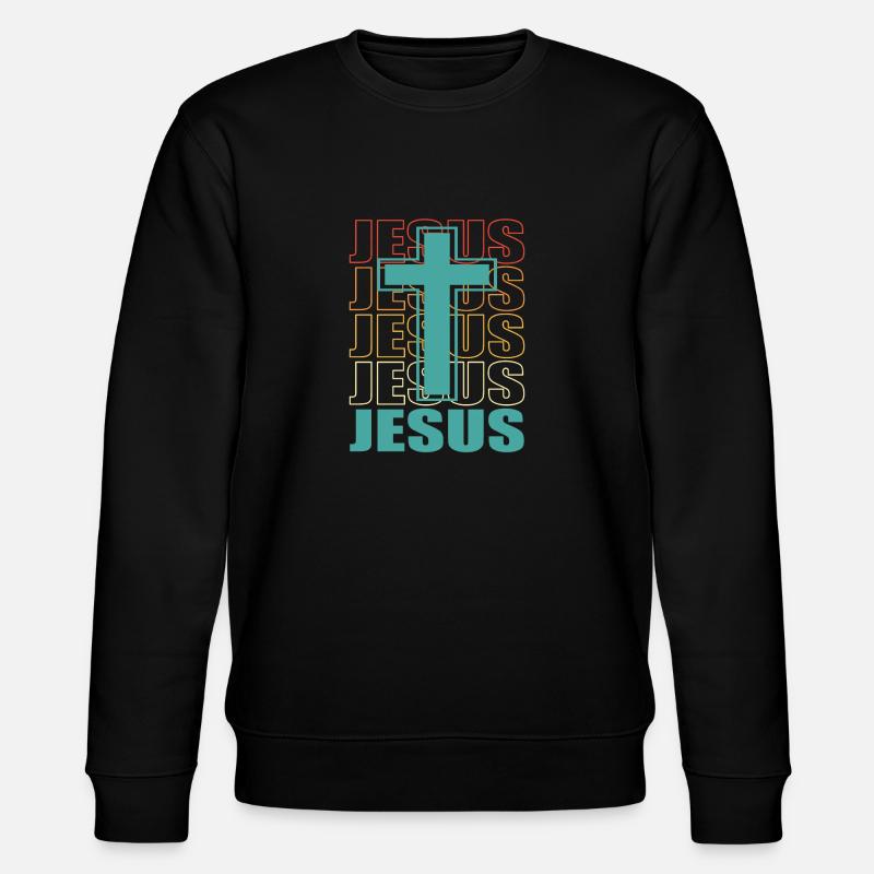 Jésus-Christ Idée cadeau Chrétien - Sweat bio CHANGER Stanley/Stella Unisexe - noir