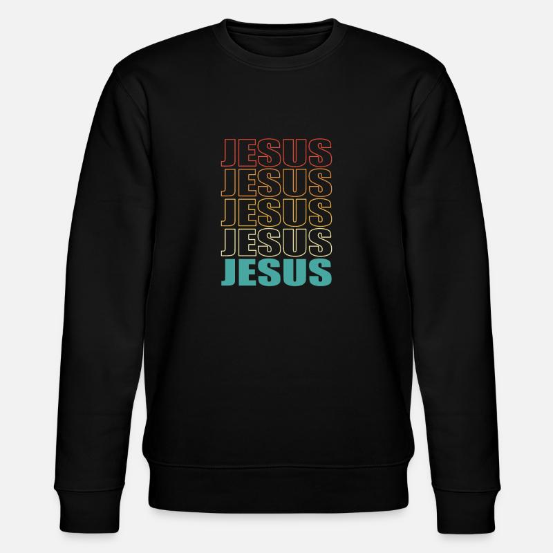 Jésus Dieu Cadeau Cool - Sweat bio CHANGER Stanley/Stella Unisexe - noir