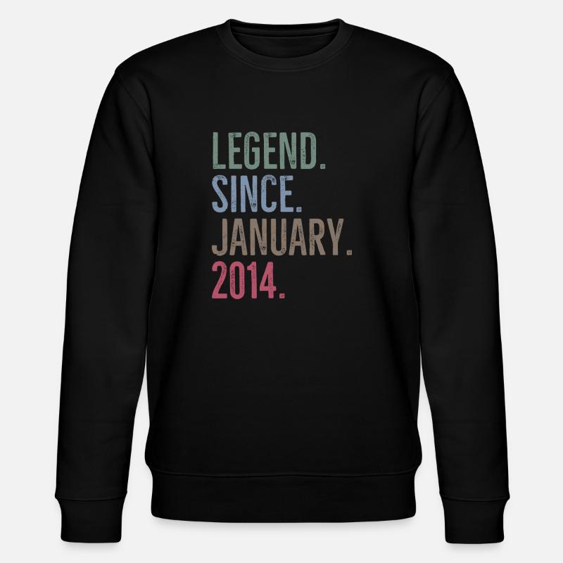 Légende depuis janvier 2014 - Sweat bio CHANGER Stanley/Stella Unisexe - noir