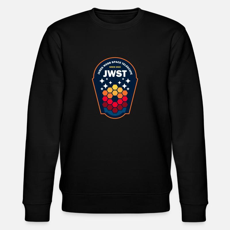 JWST Retro Design - Stanley/Stella Unisex Bio-Sweatshirt CHANGER  - Schwarz