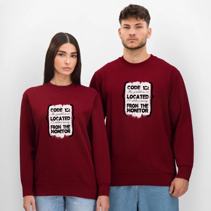 encrypt equestrian hacking computer codes fun Stanley/Stella Unisex Bio-Sweatshirt CHANGER 