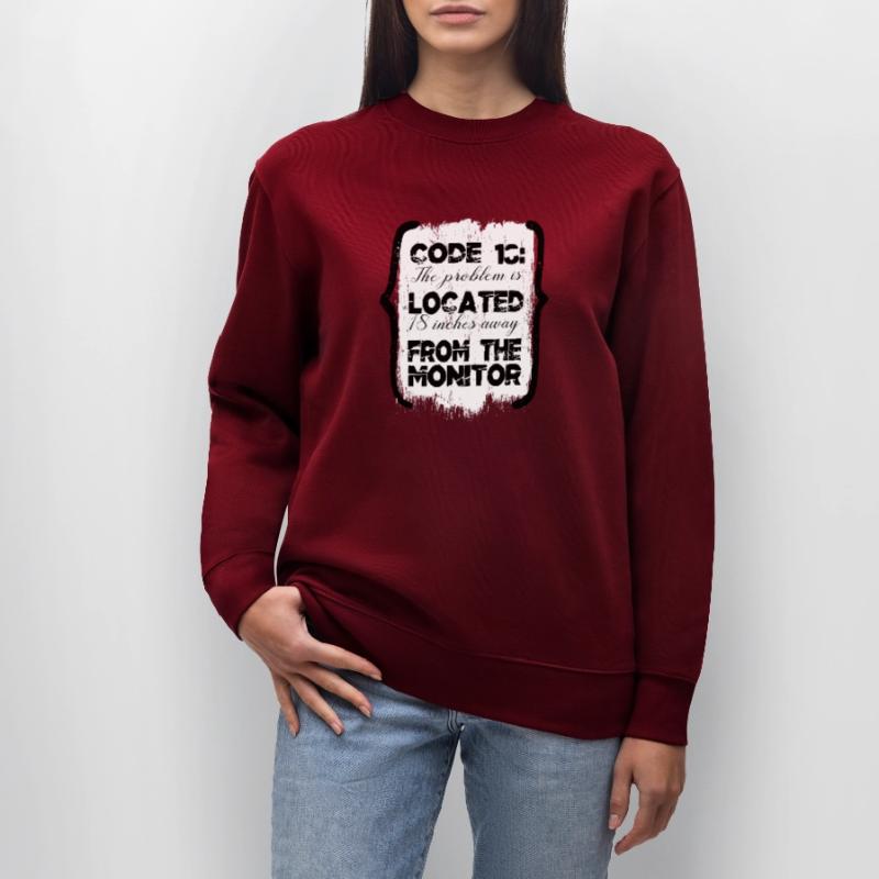 encrypt equestrian hacking computer codes fun Stanley/Stella Unisex Bio-Sweatshirt CHANGER 