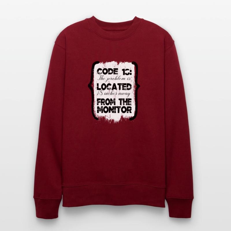 encrypt equestrian hacking computer codes fun Stanley/Stella Unisex Bio-Sweatshirt CHANGER 