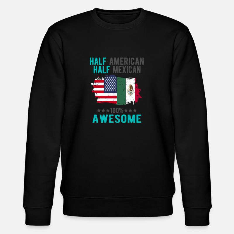 Halb Amerikaner Halb Mexikaner - Stanley/Stella Unisex Bio-Sweatshirt CHANGER  - undefined