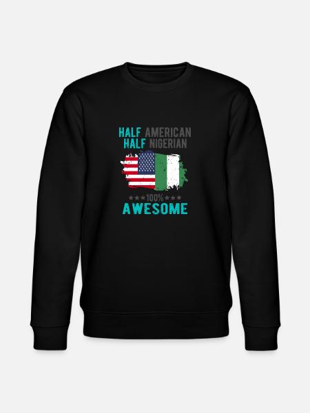 Half American Half Nigerian - Stanley/Stella CHANGER Unisex Organic Sweatshirt -