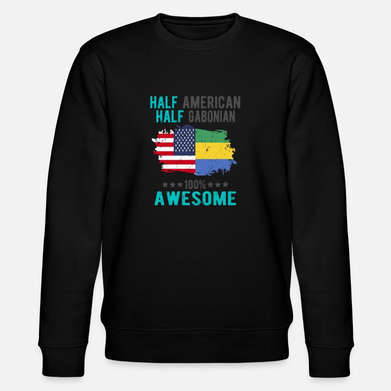 Halb Amerikaner Halb Gabuner - Stanley/Stella Unisex Bio-Sweatshirt CHANGER - undefined
