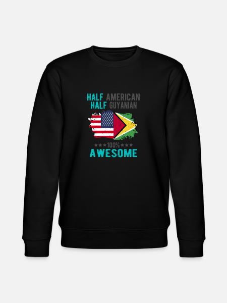 Half American Half Guyanese - Stanley/Stella CHANGER Unisex Organic Sweatshirt -