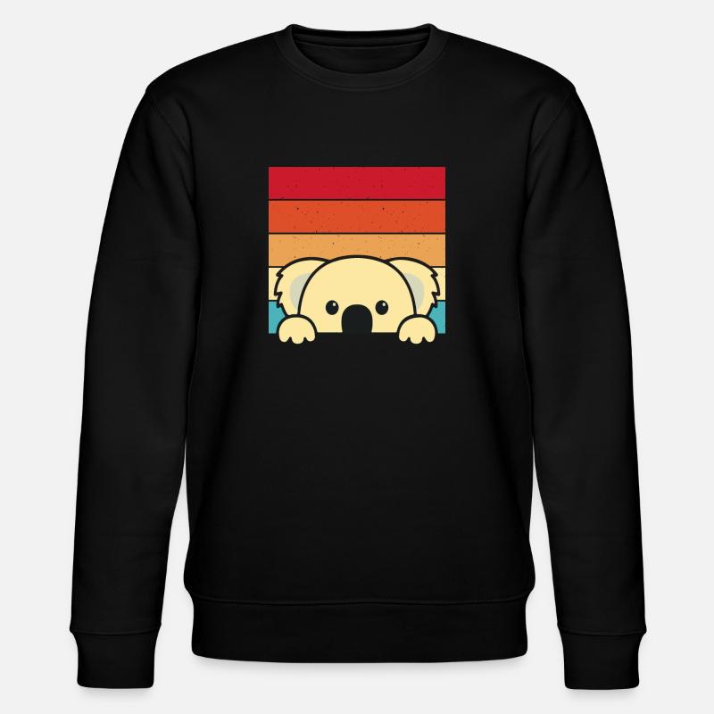 Koalas sind beeindruckend - Stanley/Stella Unisex Bio-Sweatshirt CHANGER - Schwarz