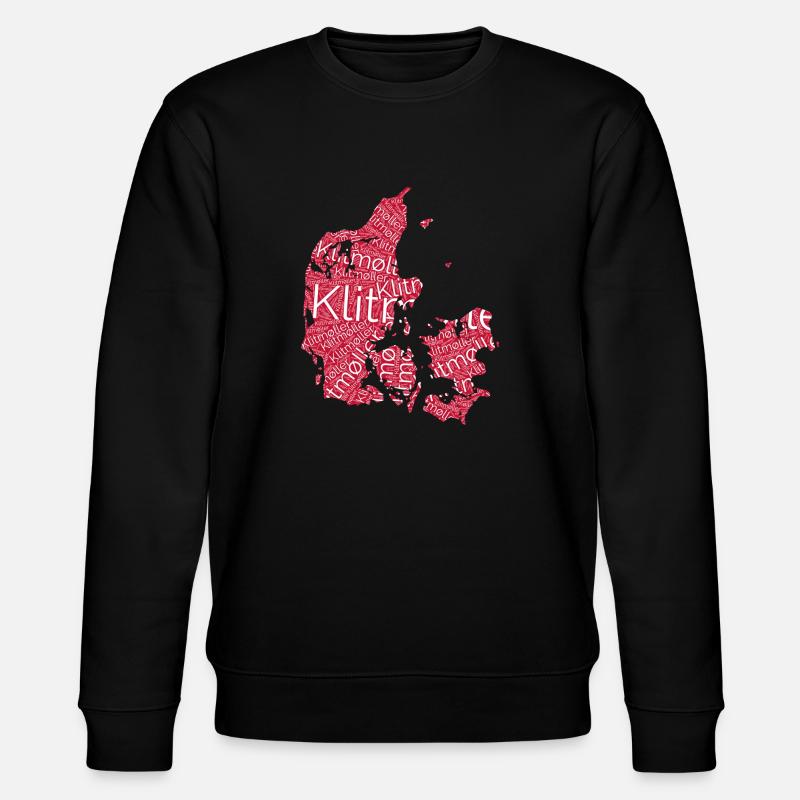 Klitmøller - Stanley/Stella Unisex Bio-Sweatshirt CHANGER  - Schwarz